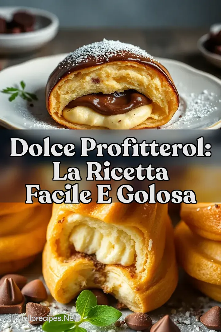 Dolce Profitterol: La Ricetta Facile e Golosa
