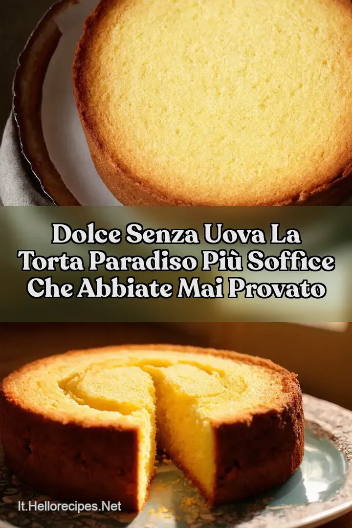 Dolce Senza Uova La Torta Paradiso Pi&ugrave; Soffice Che Abbiate Mai Provato
