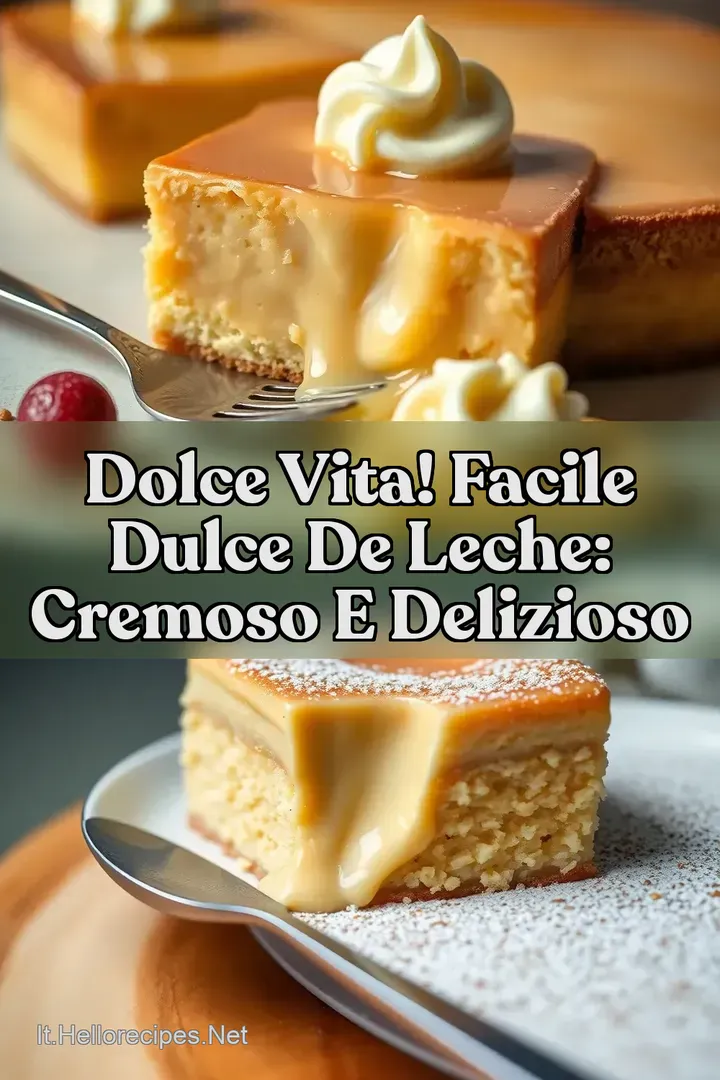 Dolce Vita! Facile Dulce de Leche: Cremoso e Delizioso