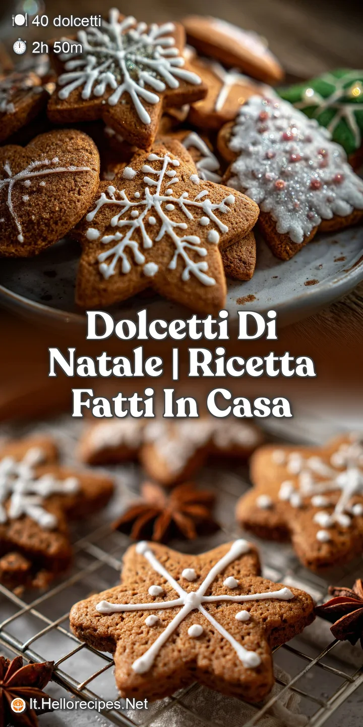 Close-up reveals the crinkled, sugary surface of Christmas cookies; a dusting of powdered sugar hints at their delicate sw...