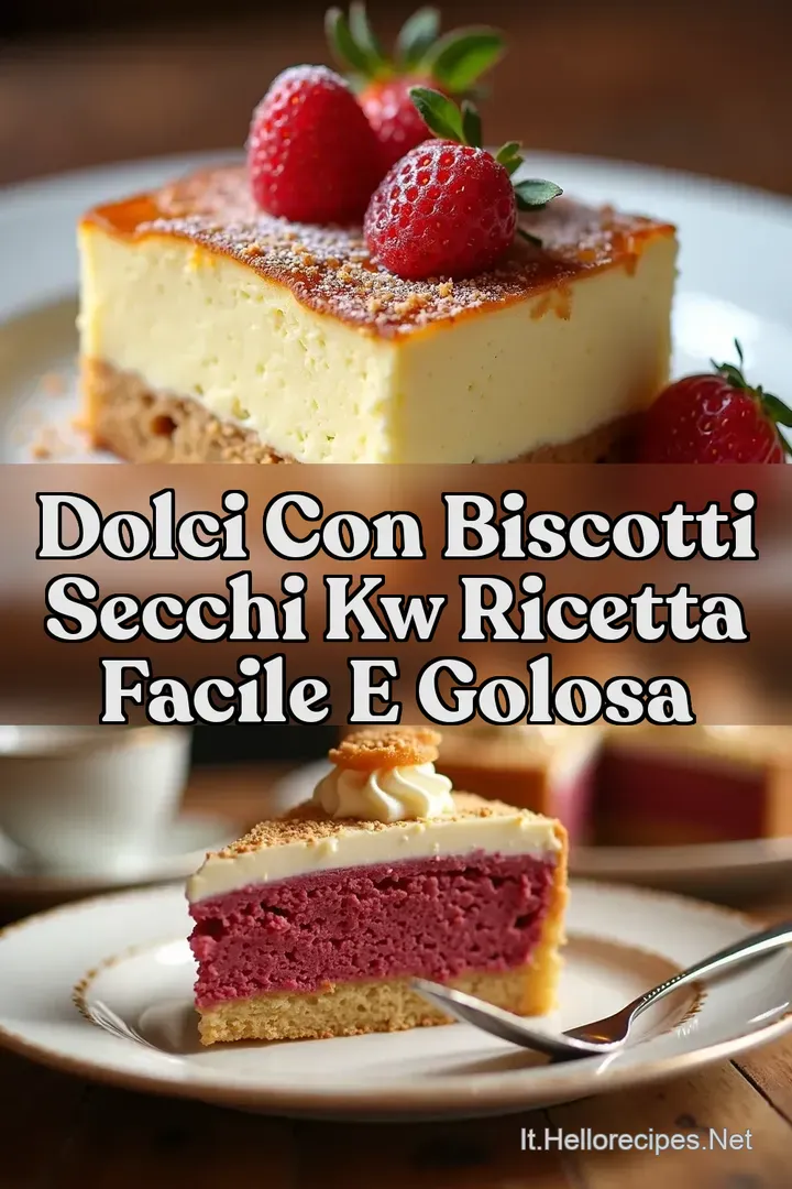 Dolci con biscotti secchi kw Ricetta Facile e Golosa
