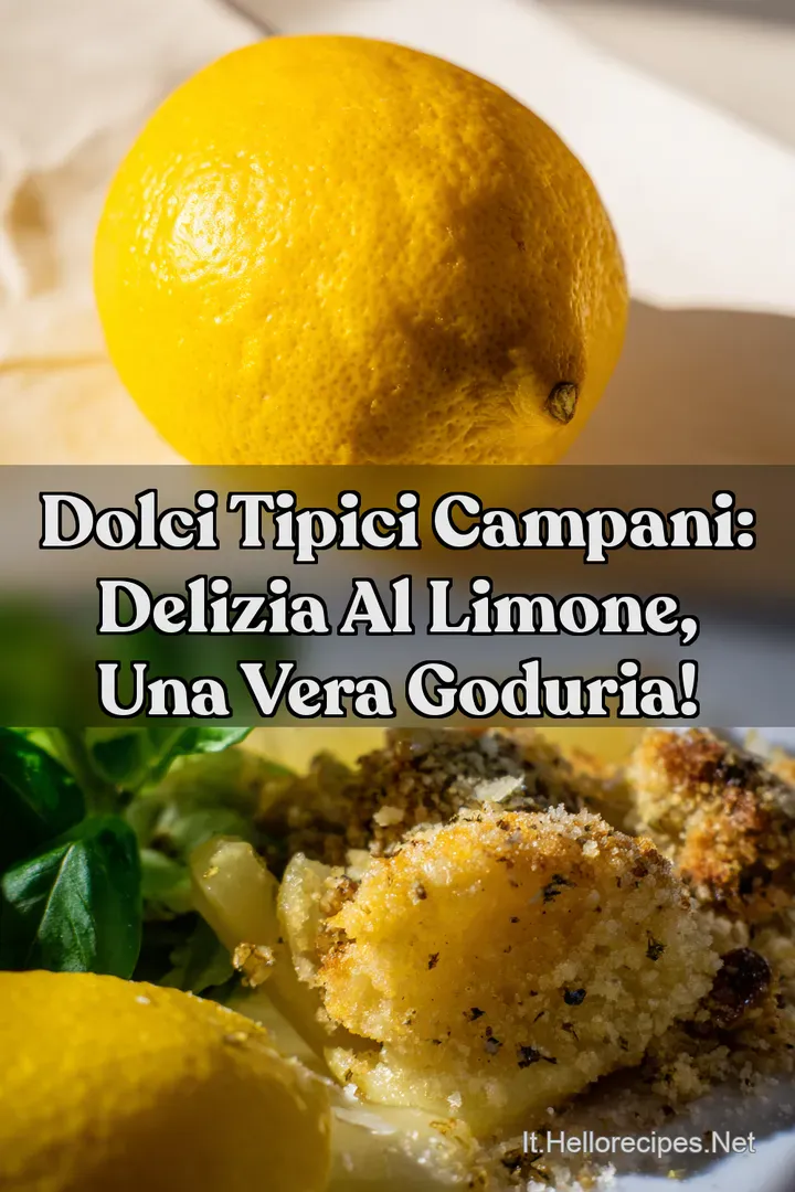 Dolci Tipici Campani: Delizia al Limone Una Vera Goduria!