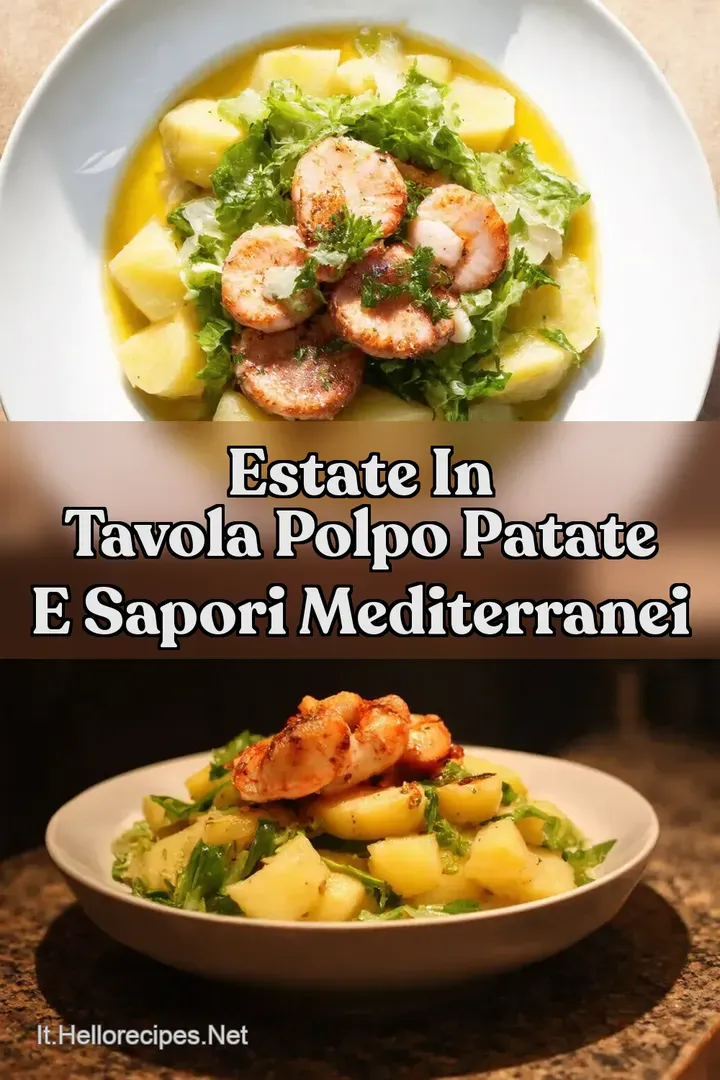 Estate in Tavola Polpo Patate e Sapori Mediterranei