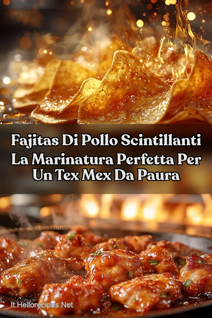 Fajitas di Pollo SCINTILLANTI La Marinatura Perfetta per un Tex Mex da Paura