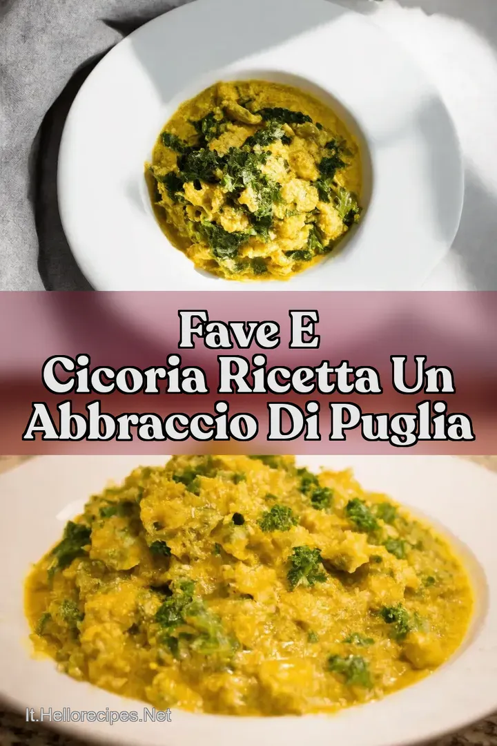 Fave e Cicoria Ricetta Un Abbraccio di Puglia