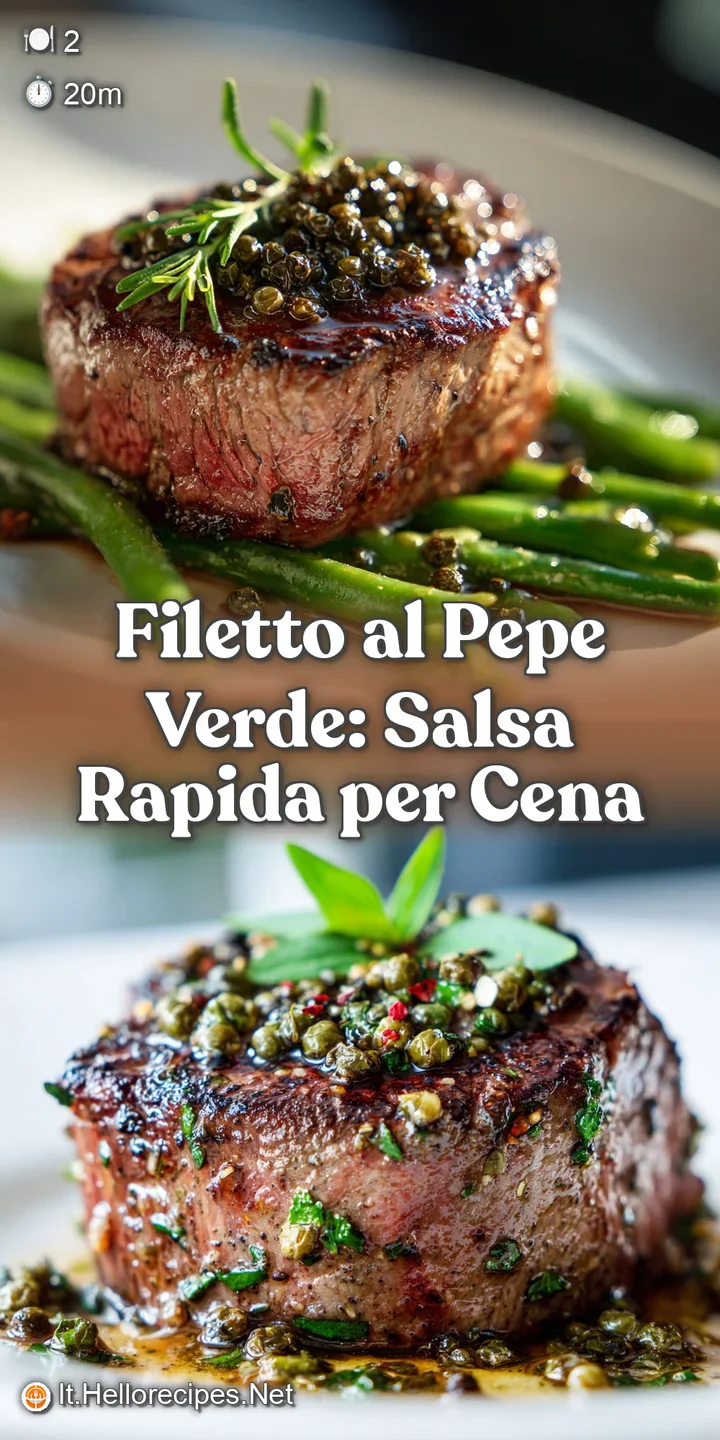 Close-up reveals juicy steak smothered in decadent, creamy peppercorn sauce, flecked with bright green herbs. Ready to eat!