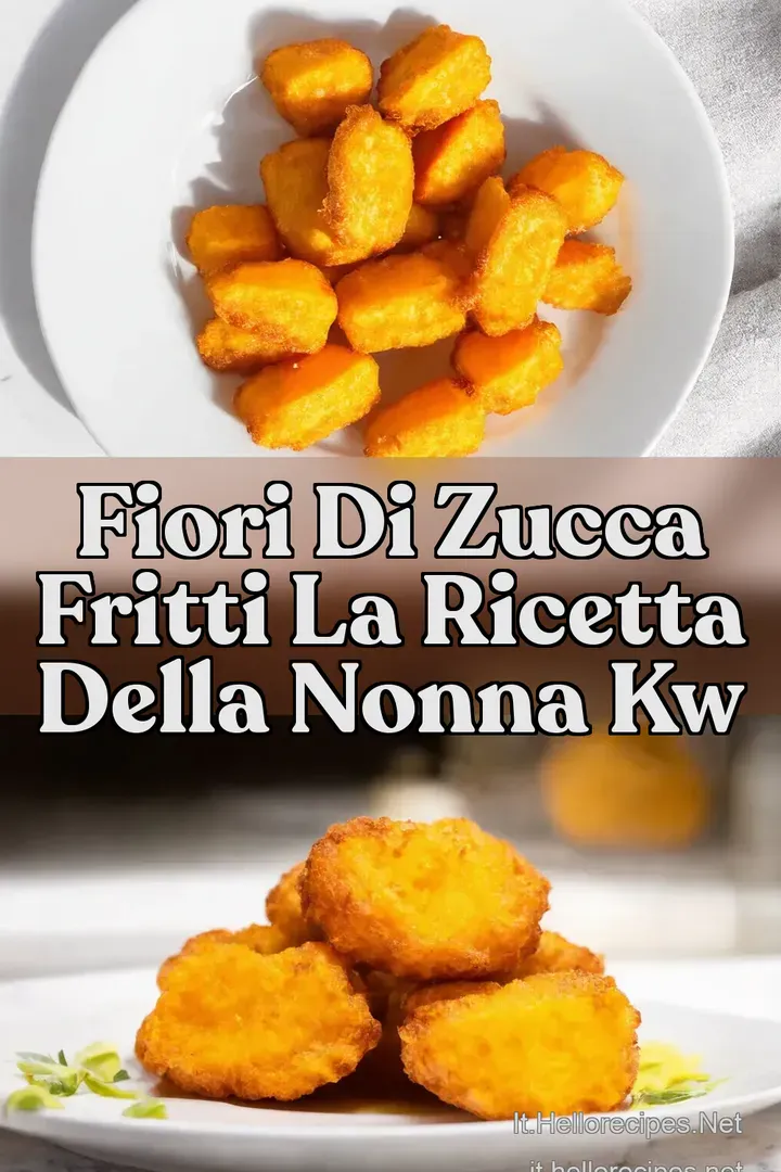 Fiori di Zucca Fritti La Ricetta della Nonna kw