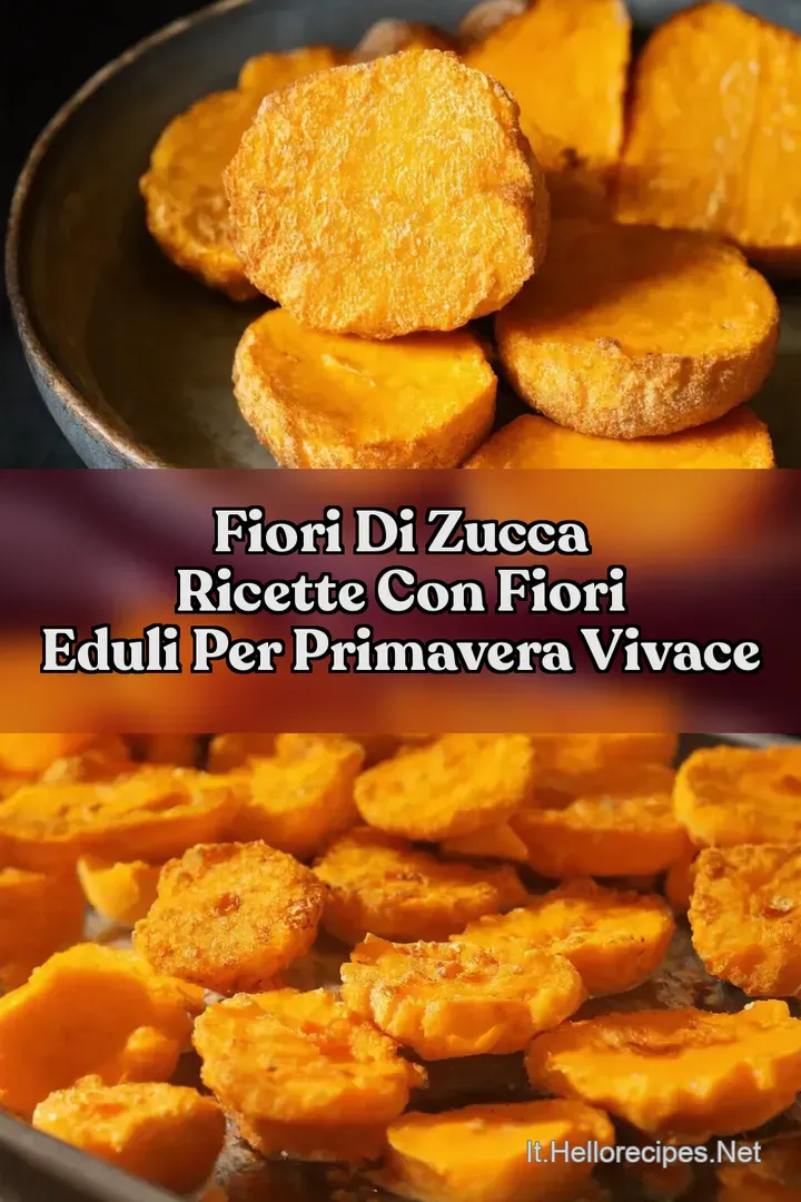 Fiori di Zucca Ricette con Fiori Eduli per Primavera Vivace