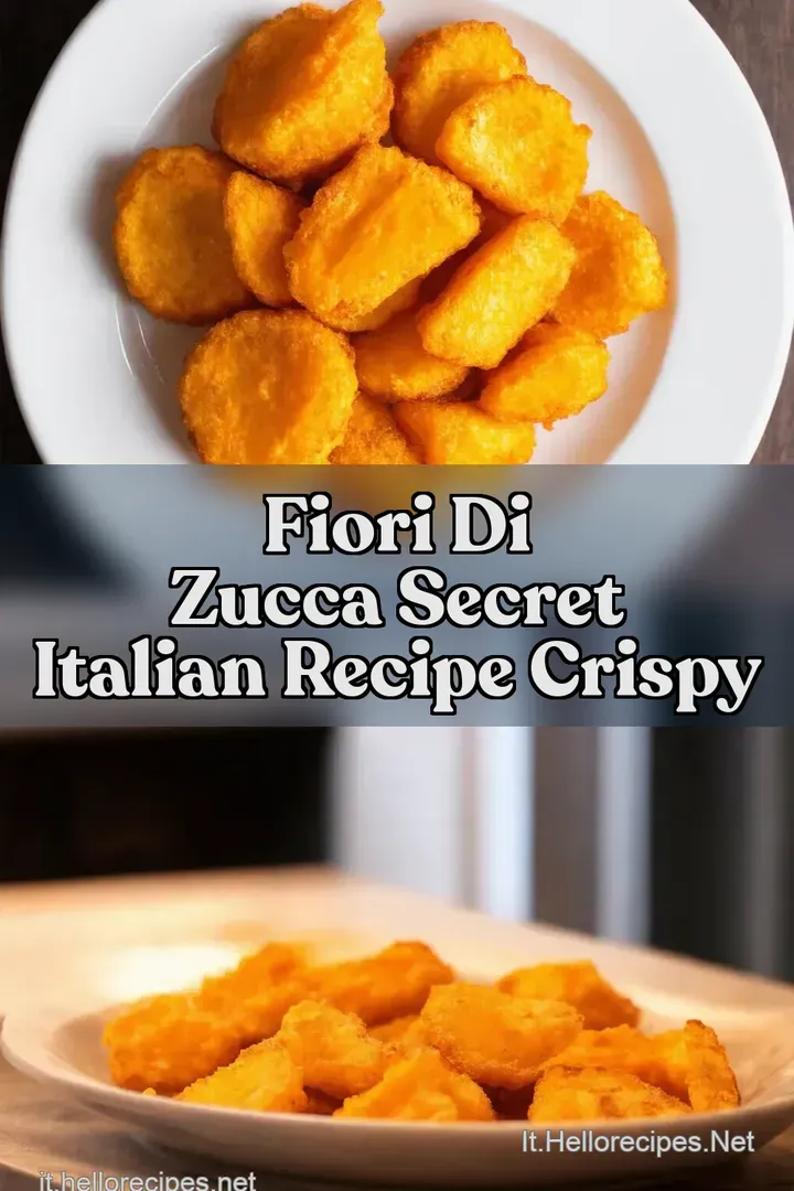 Fiori di Zucca Secret Italian Recipe Crispy