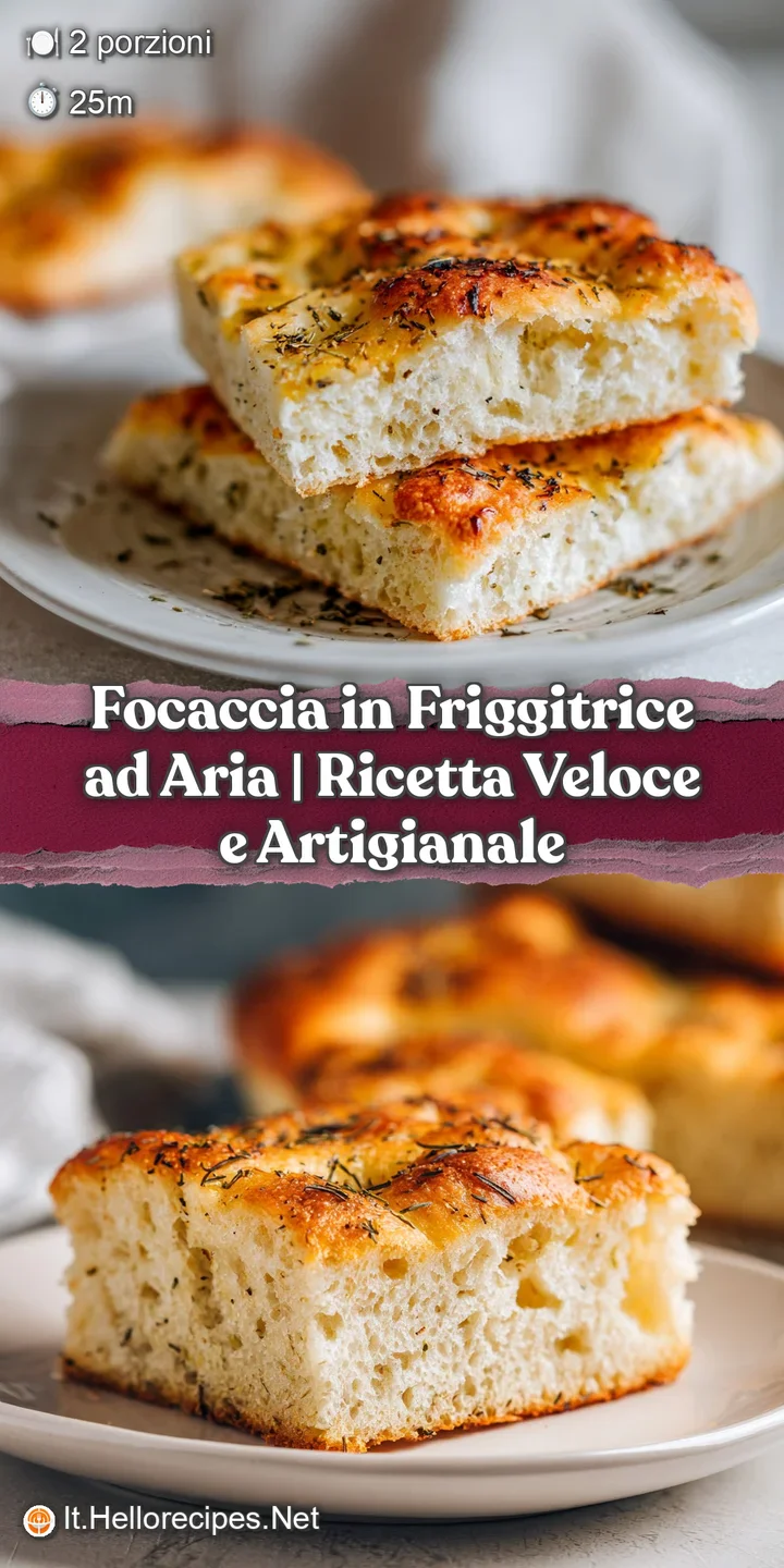 Close-up of airy focaccia crumb with a golden-brown, slightly blistered crust, glistening with oil.