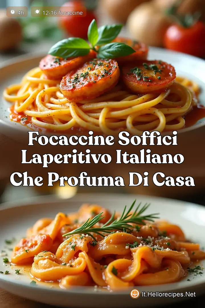 Focaccine Soffici LAperitivo Italiano che Profuma di Casa