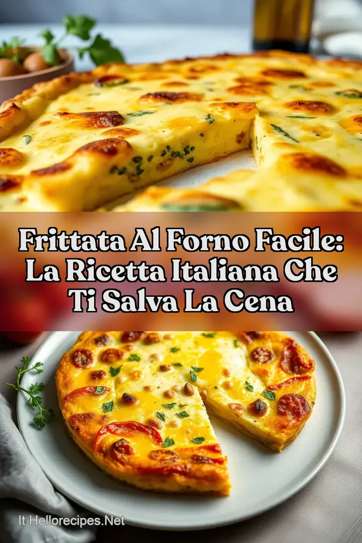 Frittata al Forno Facile: La Ricetta Italiana che Ti Salva la Cena