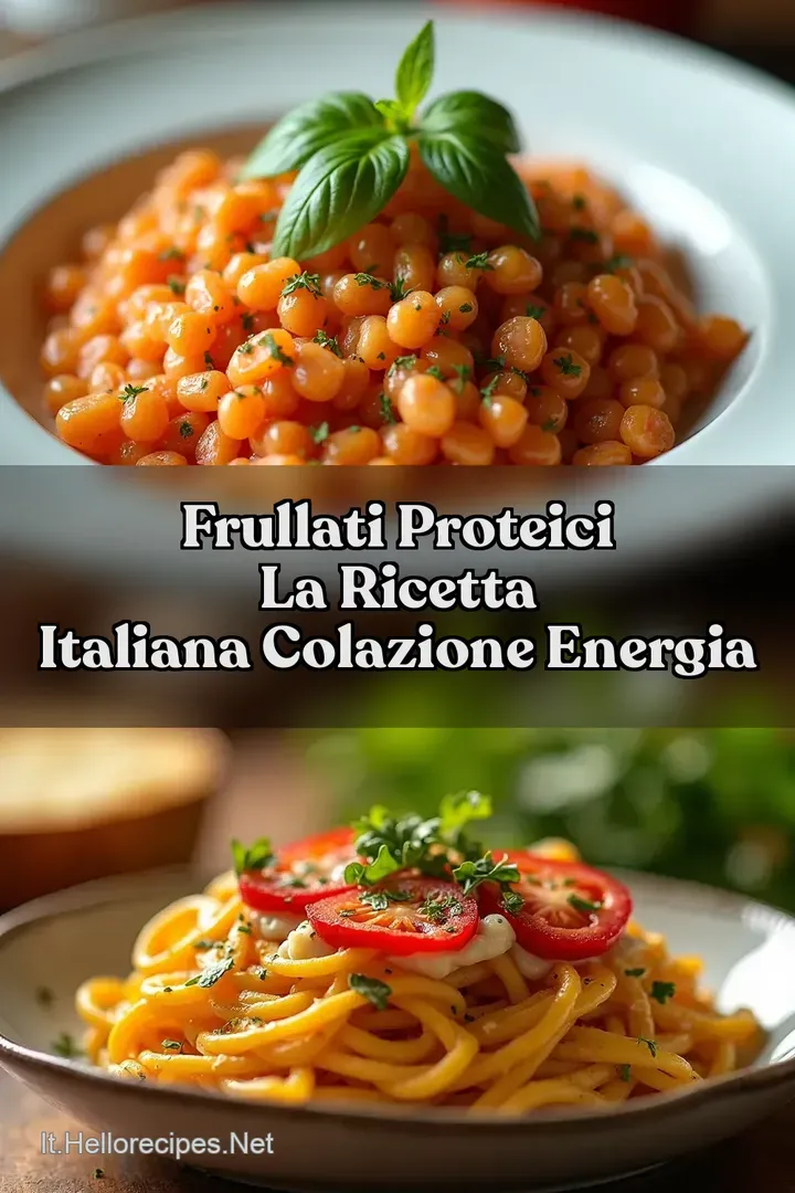 Frullati Proteici La Ricetta Italiana colazione energia
