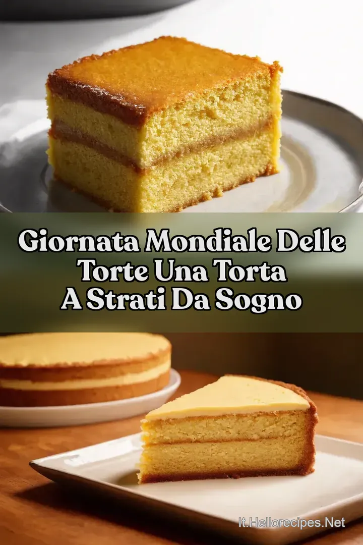Giornata Mondiale delle Torte Una Torta a Strati da Sogno