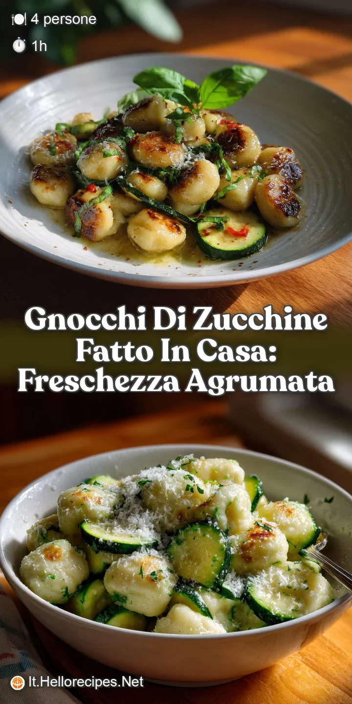 Gnocchi di Zucchine Fatto in Casa: Freschezza Agrumata