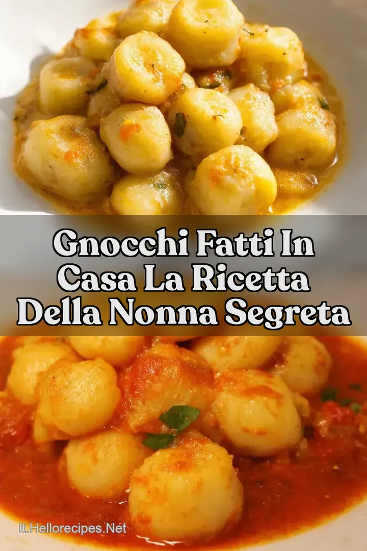 Gnocchi Fatti in Casa La Ricetta Della Nonna Segreta