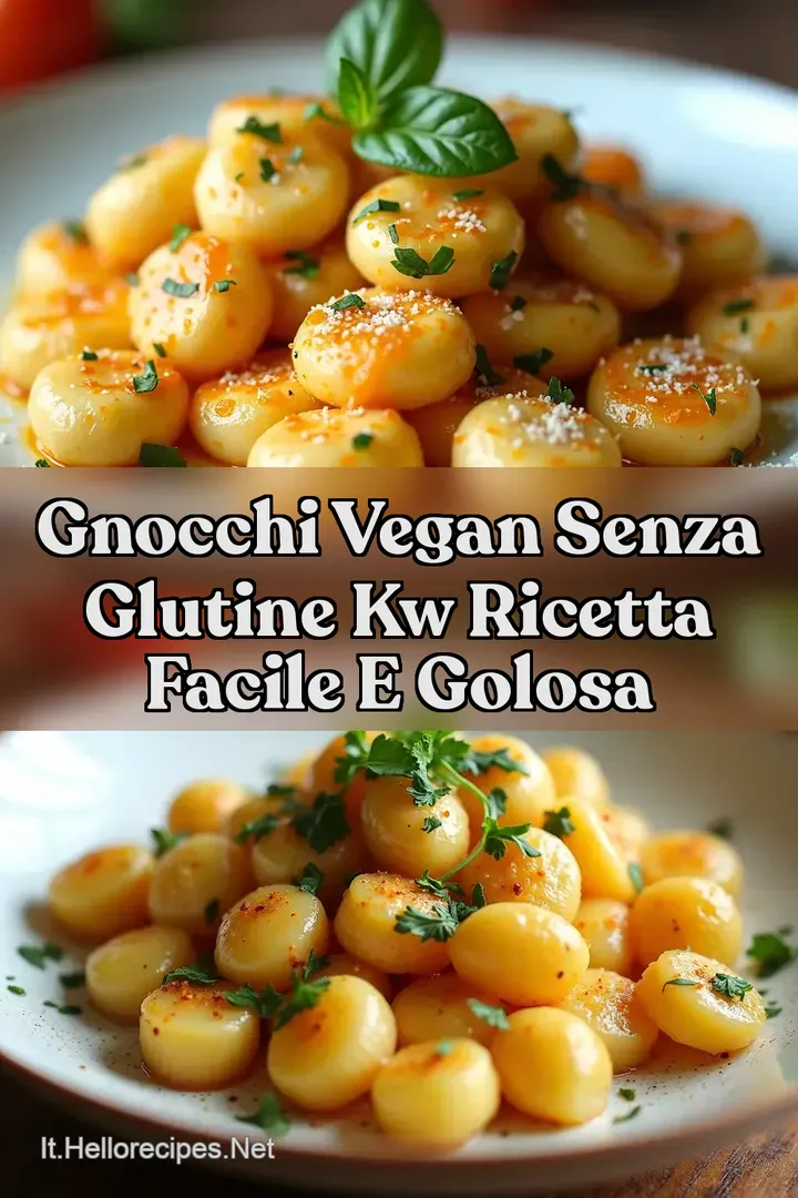 Gnocchi Vegan Senza Glutine kw Ricetta Facile e Golosa