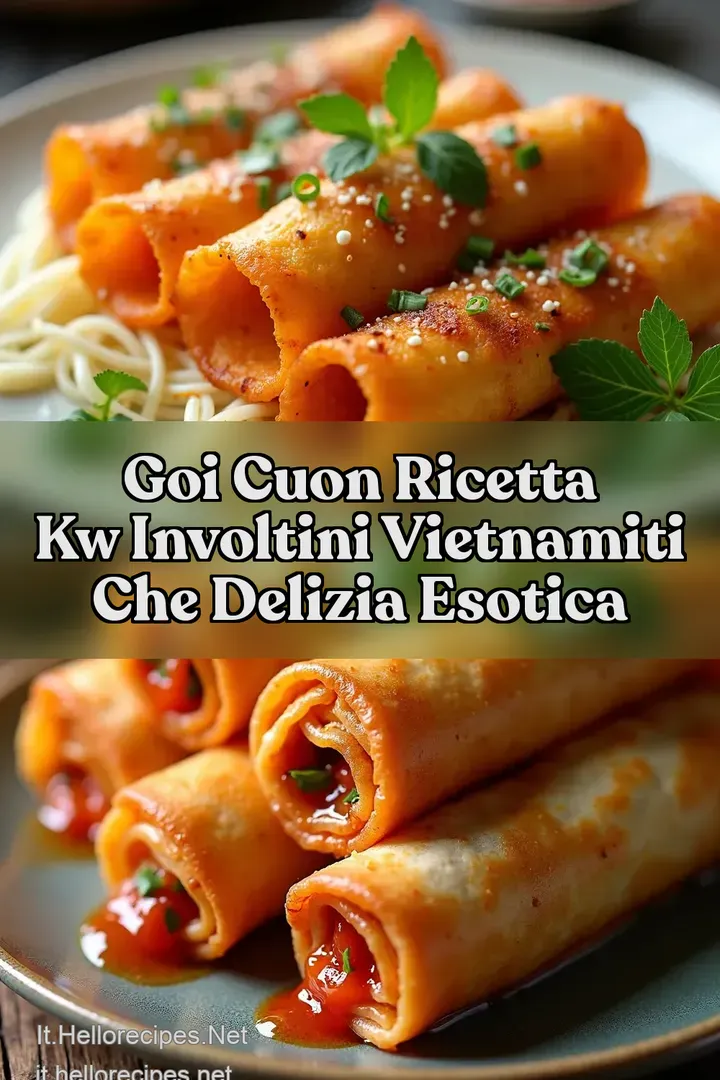 Goi Cuon Ricetta kw Involtini Vietnamiti che Delizia Esotica