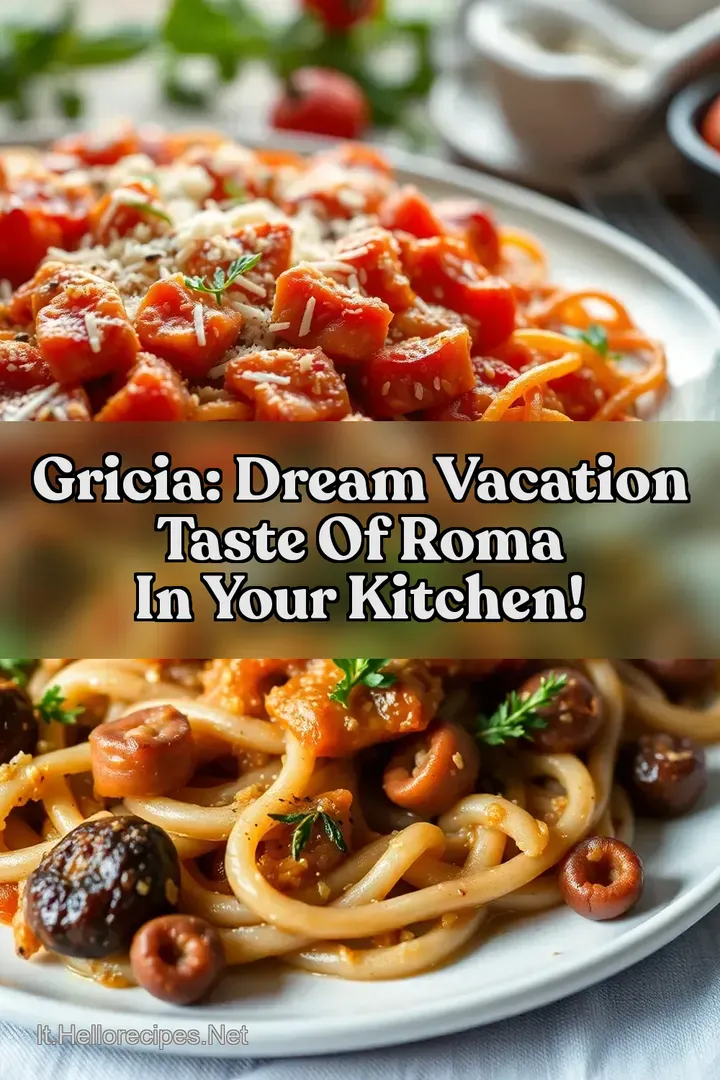 Gricia: Dream Vacation Taste of Roma In Your Kitchen!