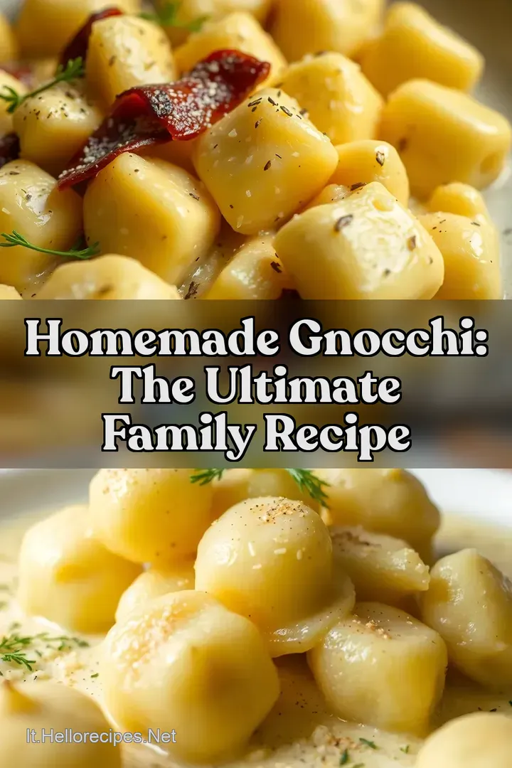 Homemade Gnocchi: The Ultimate Family Recipe