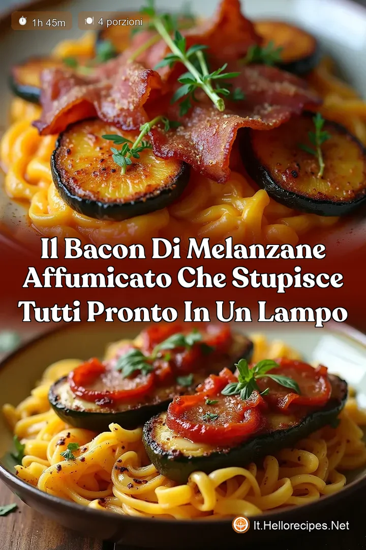 Il Bacon di Melanzane Affumicato che stupisce tutti pronto in un lampo