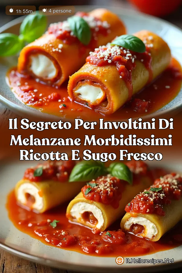 Il Segreto per Involtini di Melanzane Morbidissimi Ricotta e Sugo Fresco
