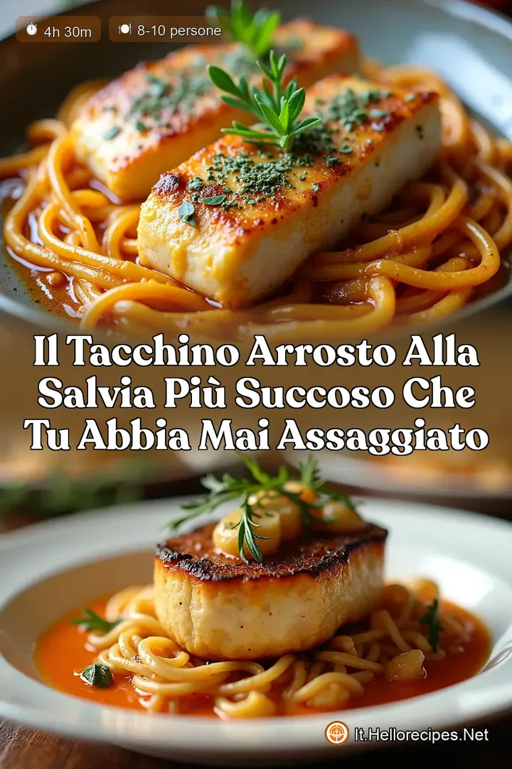 Il Tacchino Arrosto alla Salvia Pi&ugrave; Succoso che Tu Abbia Mai Assaggiato