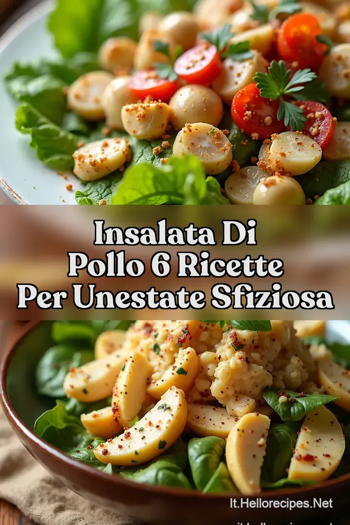 Insalata di Pollo 6 Ricette per unEstate Sfiziosa