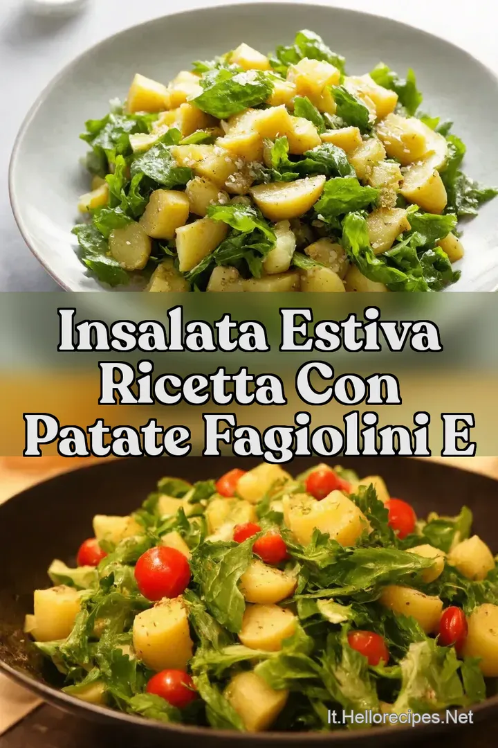 Insalata Estiva Ricetta con Patate Fagiolini e
