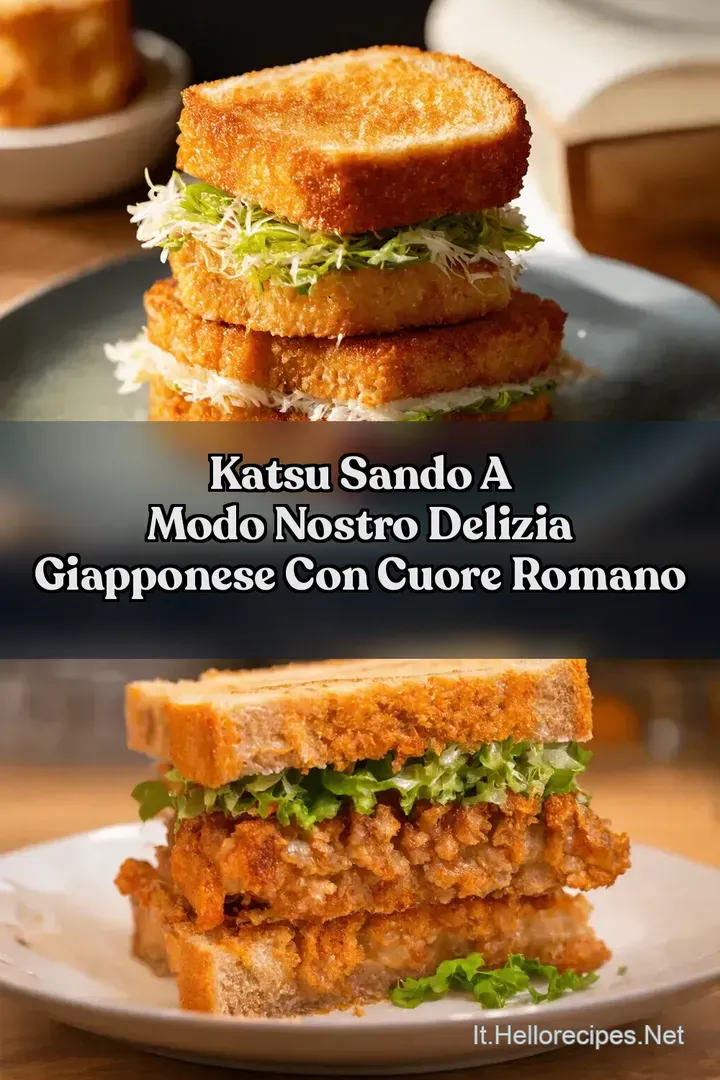 Katsu Sando a Modo Nostro Delizia Giapponese con Cuore Romano