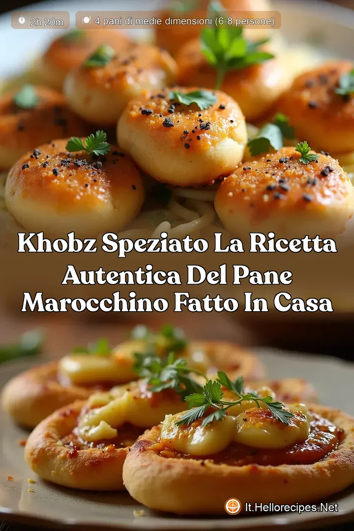Khobz Speziato La Ricetta Autentica del Pane Marocchino Fatto in Casa