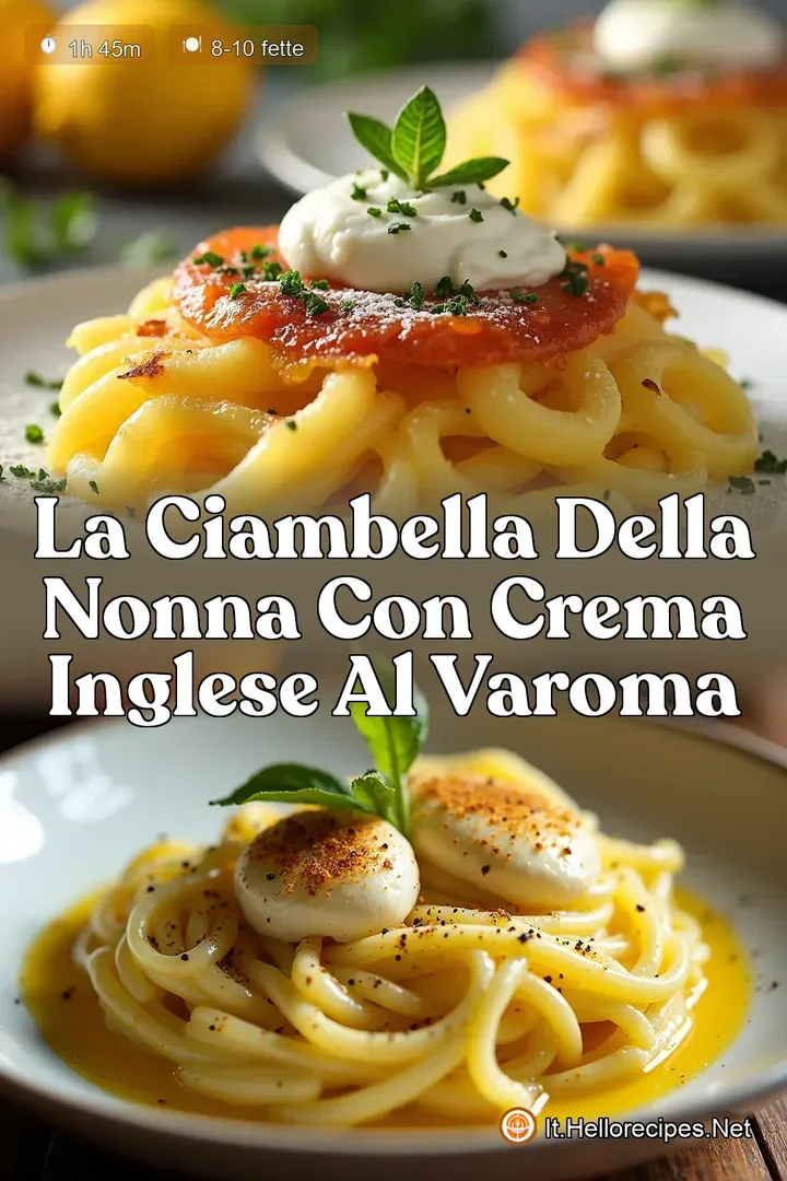 La Ciambella della Nonna con Crema Inglese al Varoma