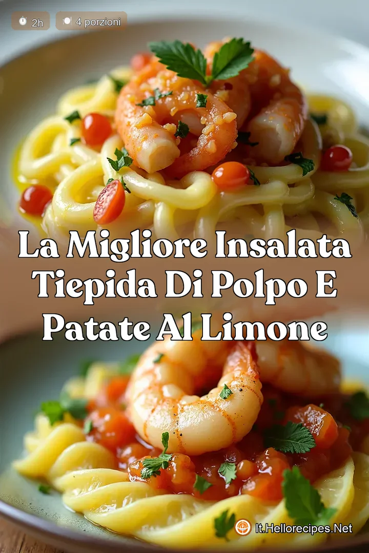 La Migliore Insalata Tiepida di Polpo e Patate al Limone