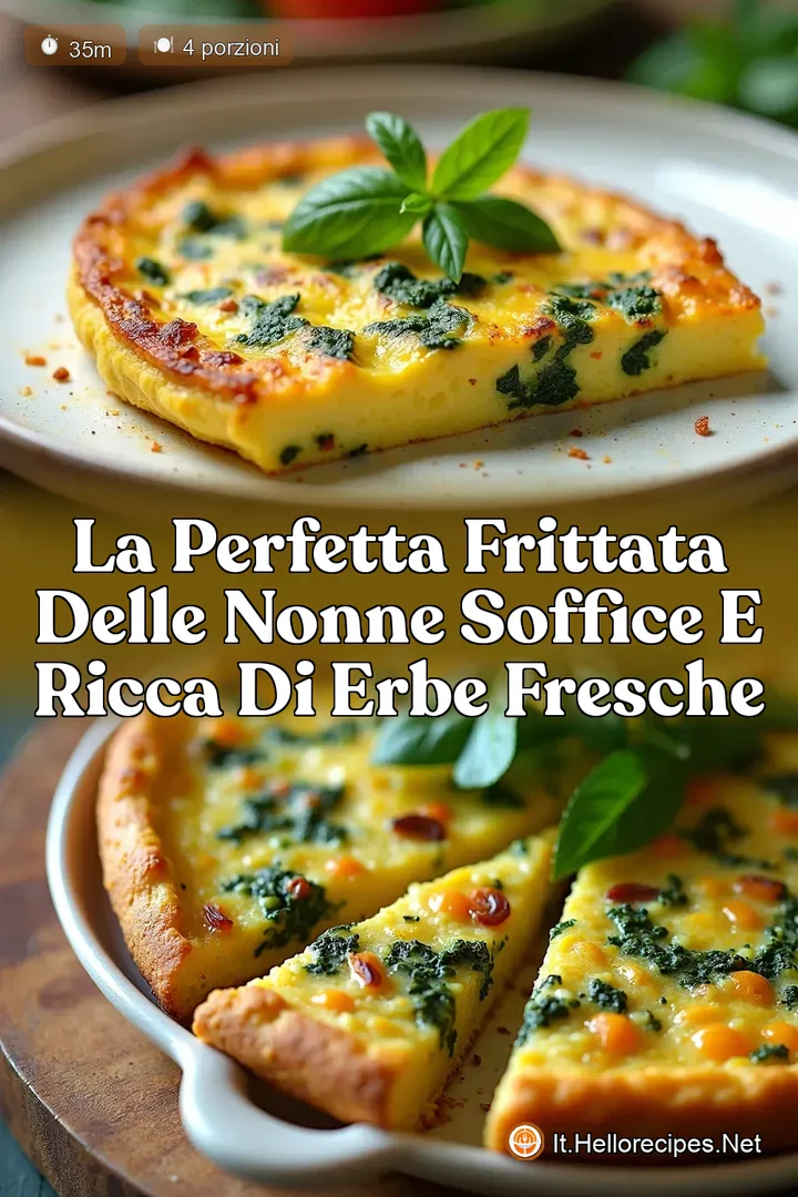 La Perfetta Frittata delle Nonne Soffice e Ricca di Erbe Fresche