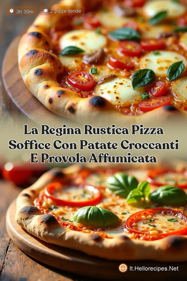 La Regina Rustica Pizza Soffice con Patate Croccanti e Provola Affumicata