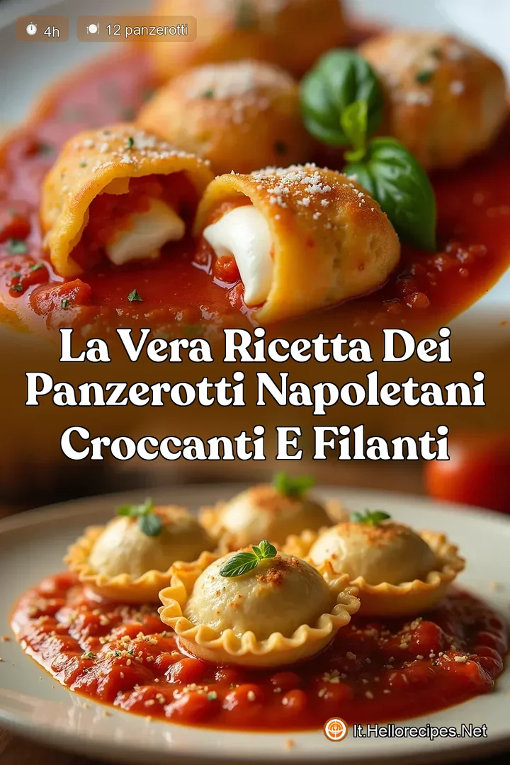 La Vera Ricetta dei Panzerotti Napoletani Croccanti e Filanti