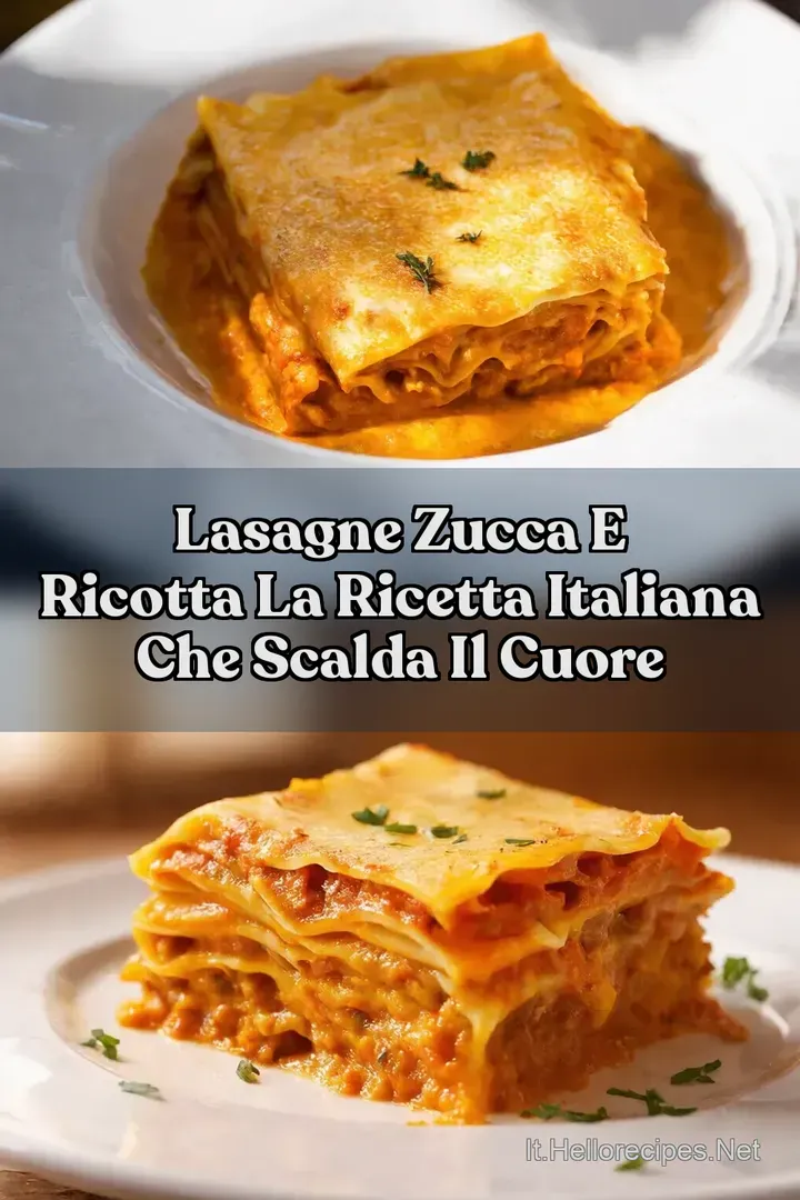 Lasagne Zucca e Ricotta La Ricetta Italiana che Scalda il Cuore