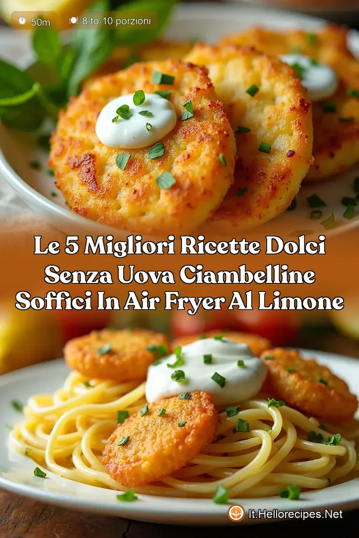 Le 5 Migliori Ricette Dolci Senza Uova Ciambelline Soffici in Air Fryer al Limone