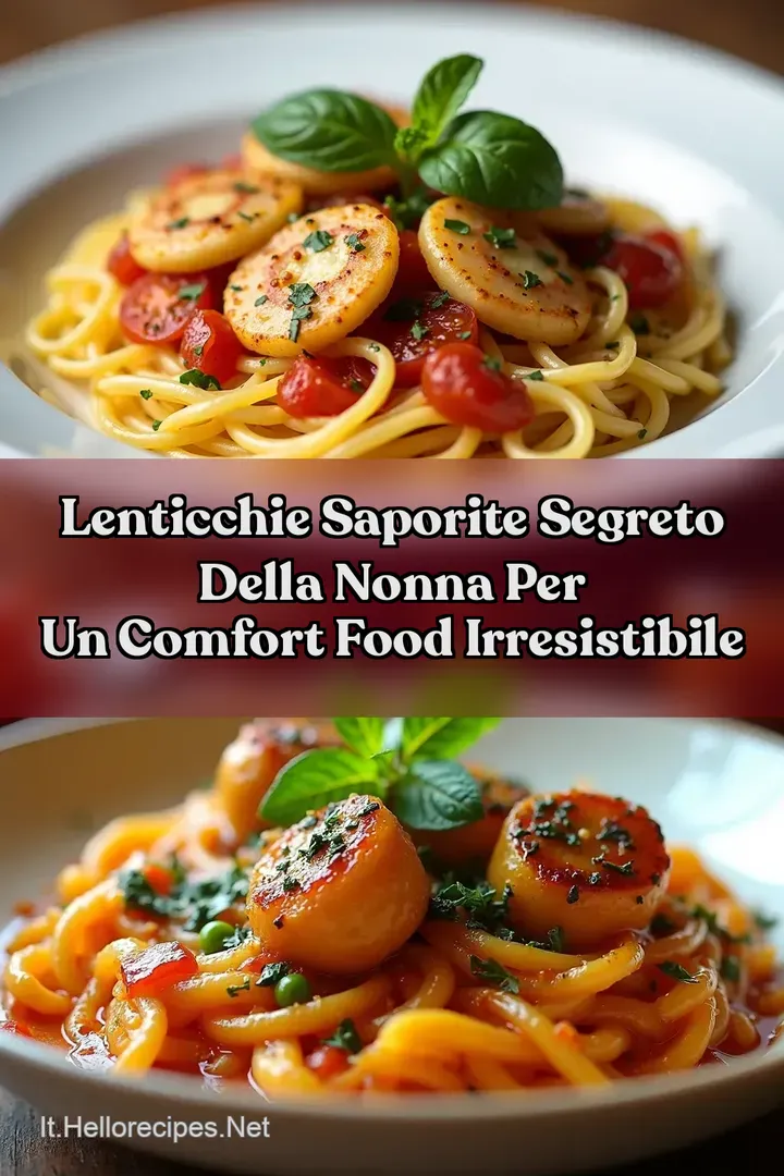 Lenticchie Saporite Segreto della Nonna per un Comfort Food Irresistibile