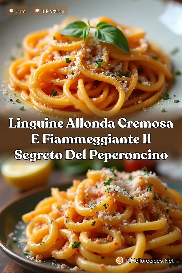 Linguine allOnda Cremosa e Fiammeggiante Il Segreto del Peperoncino