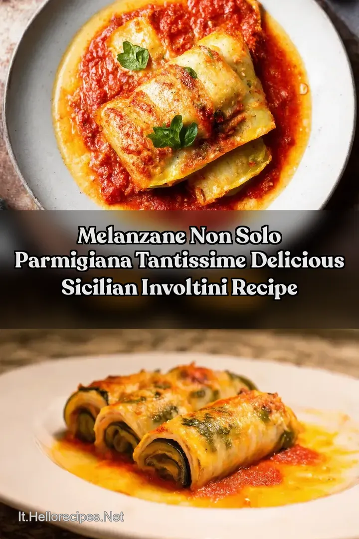 Melanzane non solo parmigiana Tantissime Delicious Sicilian Involtini Recipe