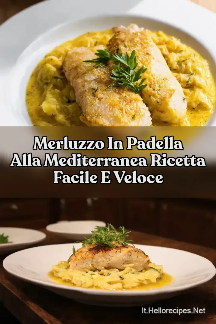 Merluzzo in Padella alla Mediterranea Ricetta Facile e Veloce