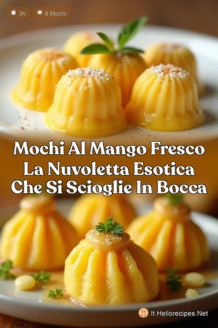 Mochi al Mango Fresco La Nuvoletta Esotica che si Scioglie in Bocca
