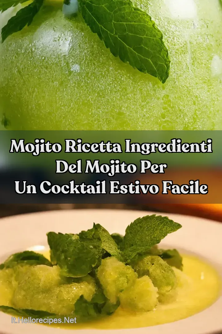 Mojito Ricetta ingredienti del mojito per un cocktail estivo facile