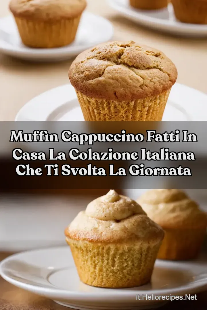Muffin Cappuccino Fatti in Casa La Colazione Italiana che Ti Svolta La Giornata