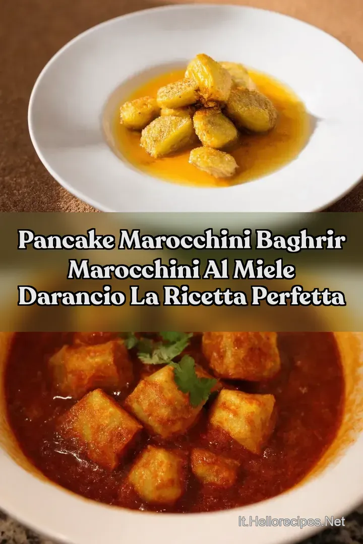 Pancake Marocchini Baghrir marocchini al miele darancio la Ricetta Perfetta