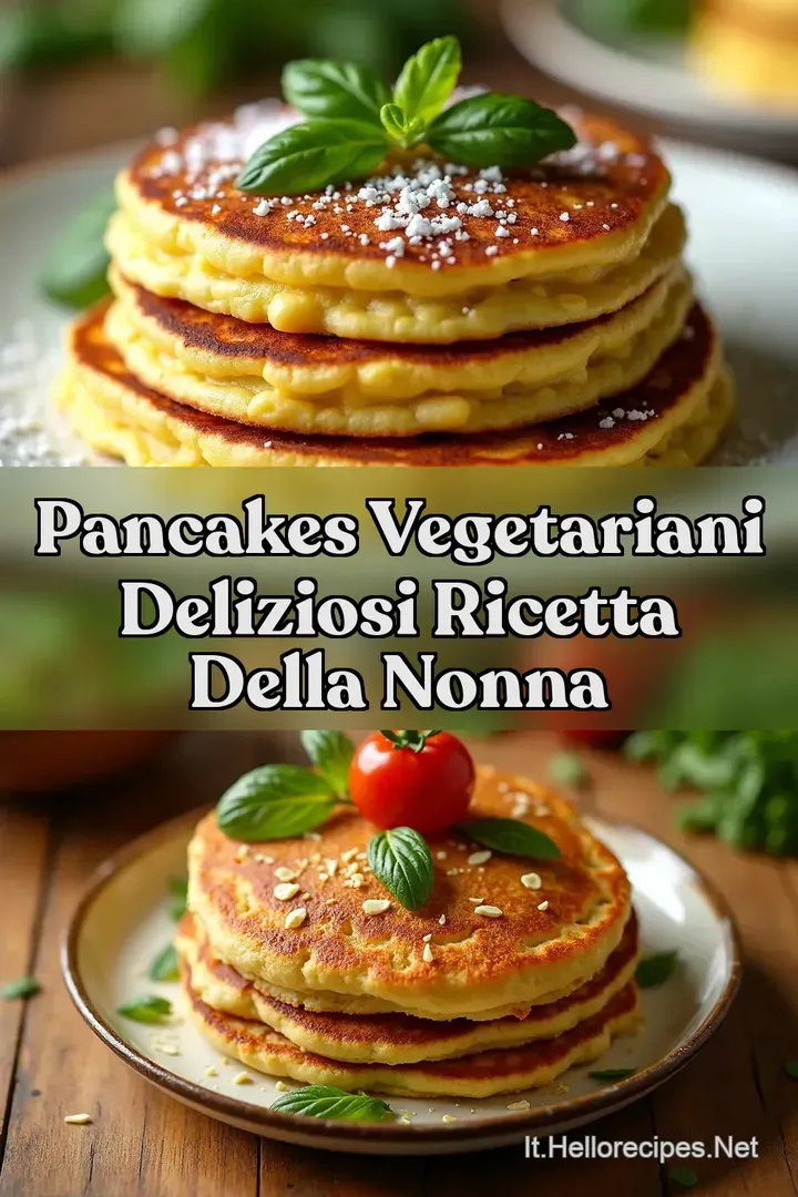 Pancakes Vegetariani DELIZIOSI Ricetta Della Nonna