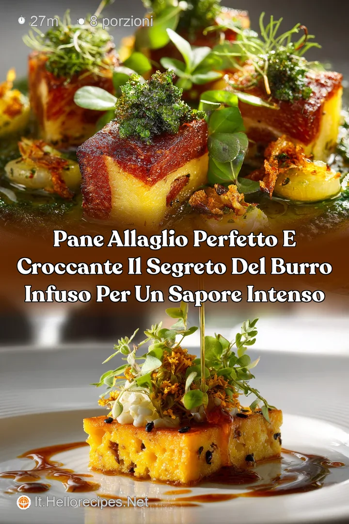 Pane allaglio Perfetto e Croccante Il segreto del burro infuso per un sapore intenso