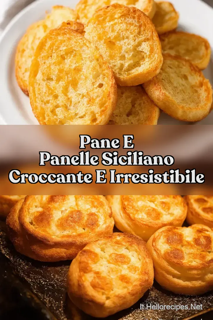 Pane e Panelle Siciliano Croccante e Irresistibile