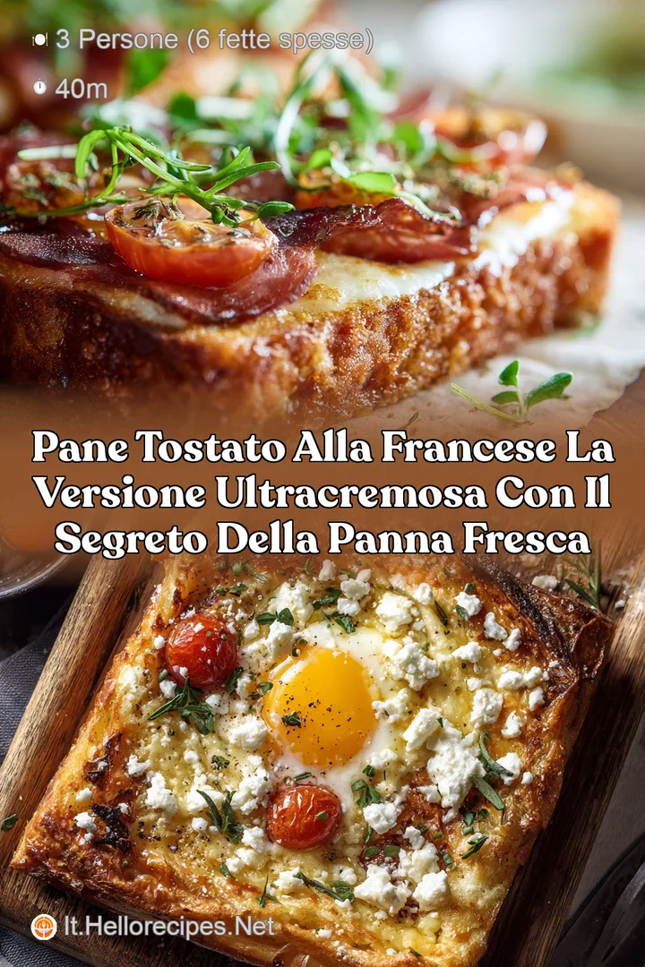 Pane Tostato alla Francese La versione ultracremosa con il segreto della panna fresca